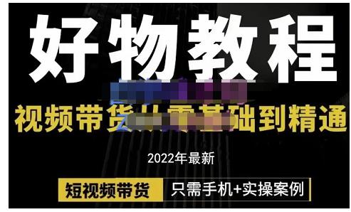 锅锅老师好物分享课程：短视频带货从零基础到精通，只需手机+实操-我爱找机会 - 学习赚钱技能, 掌握各行业视频教程