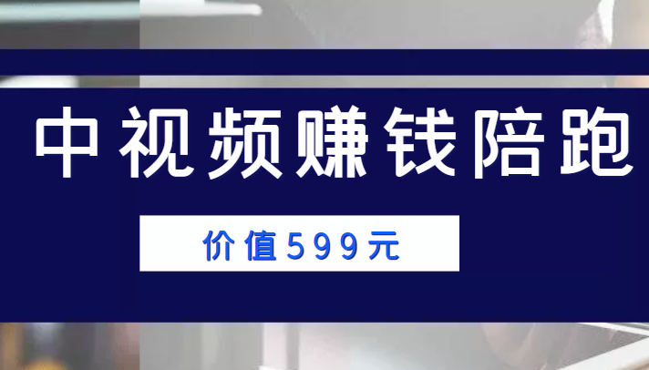 中视频赚钱陪跑，卖中视频账户赚钱收益陪跑项目（价值599元）-我爱找机会 - 学习赚钱技能, 掌握各行业视频教程