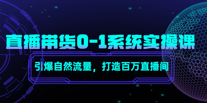 直播带货0-1系统实操课，引爆自然流量，打造百万直播间-我爱找机会 - 学习赚钱技能, 掌握各行业视频教程