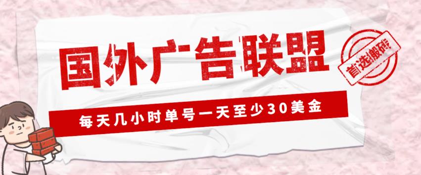 外面收费1980的最新国外LEAD广告联盟搬砖项目，单号一天至少30美金【详细玩法教程】-我爱找机会 - 学习赚钱技能, 掌握各行业视频教程