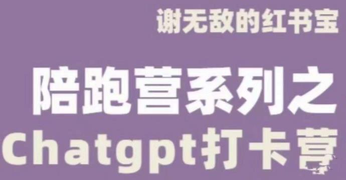 谢无敌ChatGPT打卡营，教你更好地使用ChatGPT来提高工作效率-我爱找机会 - 学习赚钱技能, 掌握各行业视频教程