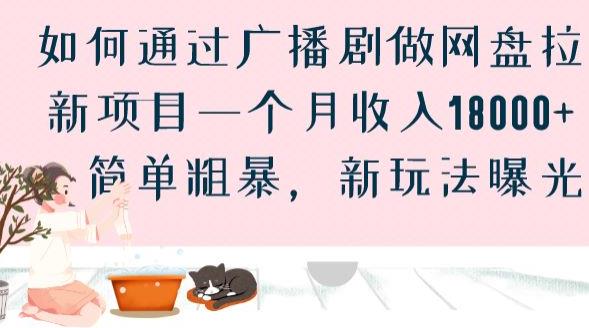 如何通过广播剧做网盘拉新项目一个月收入18000+，简单粗暴，新玩法曝光【揭秘】-我爱找机会 - 学习赚钱技能, 掌握各行业视频教程