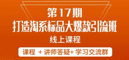 南掌柜-第17期打造淘系标品大爆款，5天线上课-我爱找机会 - 学习赚钱技能, 掌握各行业视频教程