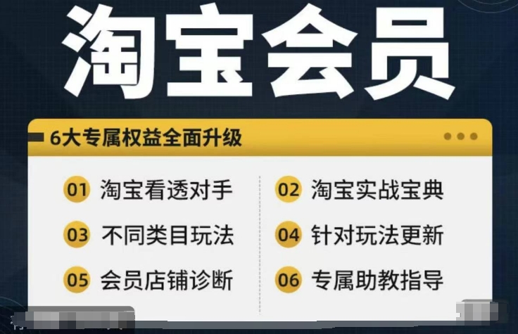 淘宝会员【淘宝所有课程，全面分析对手】，初级到高手全系实战宝典-我爱找机会 - 学习赚钱技能, 掌握各行业视频教程