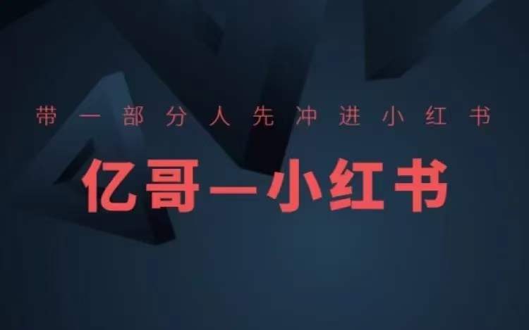 ​​带一部分人先冲进小红书，小红书开店、选品、爆款裂变-我爱找机会 - 学习赚钱技能, 掌握各行业视频教程