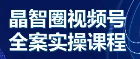 晶姐说直播·视频号全案实操课，从0-1全流程-我爱找机会 - 学习赚钱技能, 掌握各行业视频教程